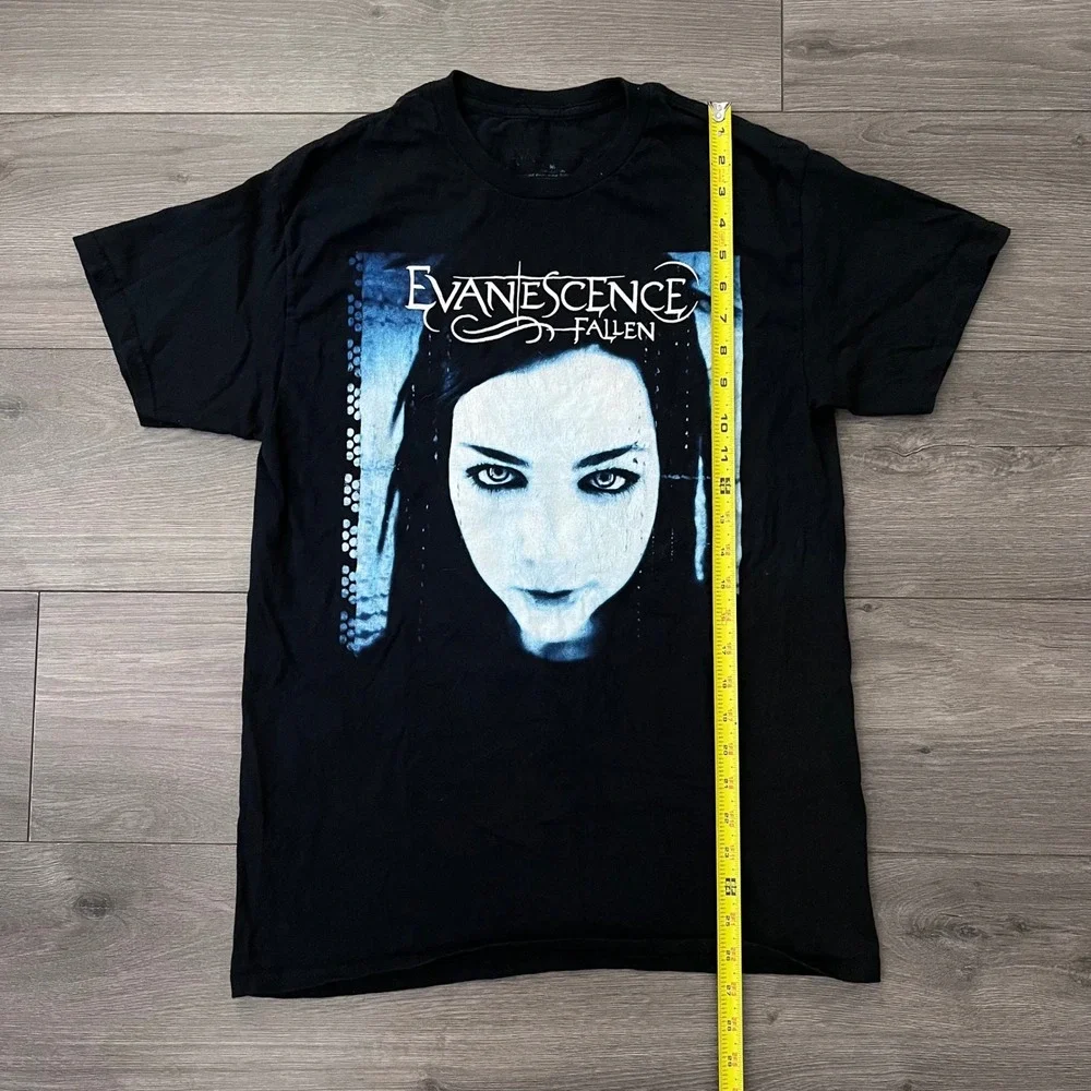 Evanescence Fallen Album Cover Graphic T-Shirt Mens Medium Black Rock Amy Lee